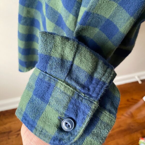 J.Crew Flannel Button-Up Collar Shirt - Size Medium (Men's) - Picture 7 of 15